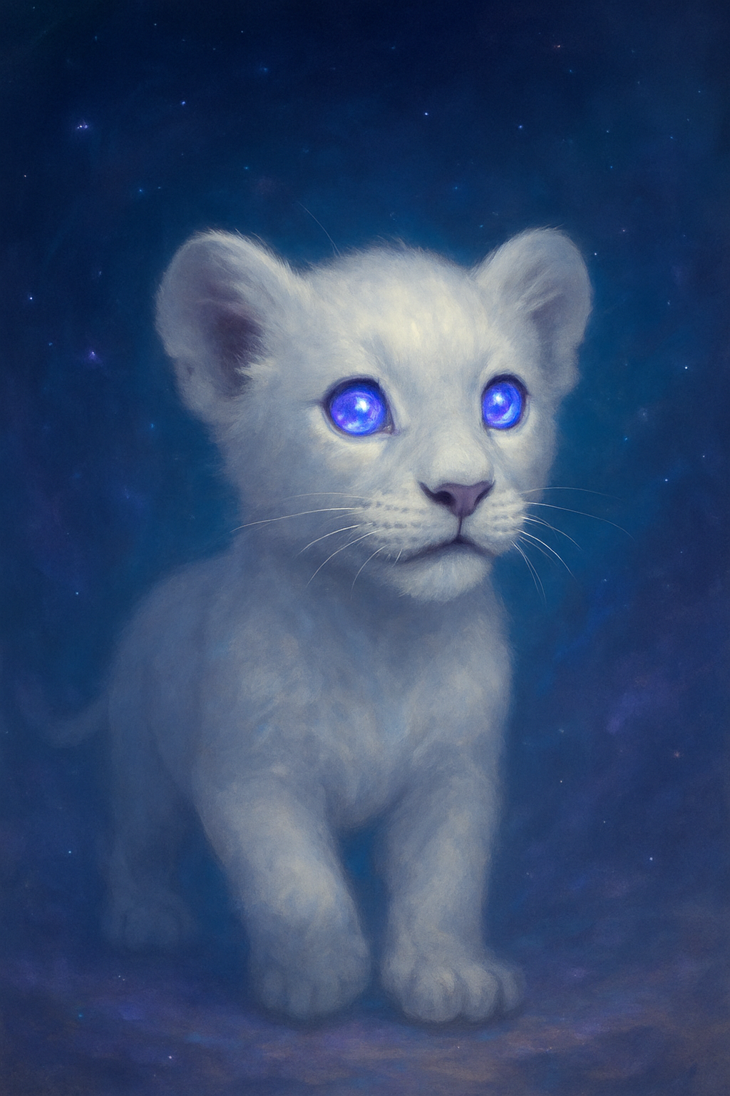 Nyoni the white lioness cub